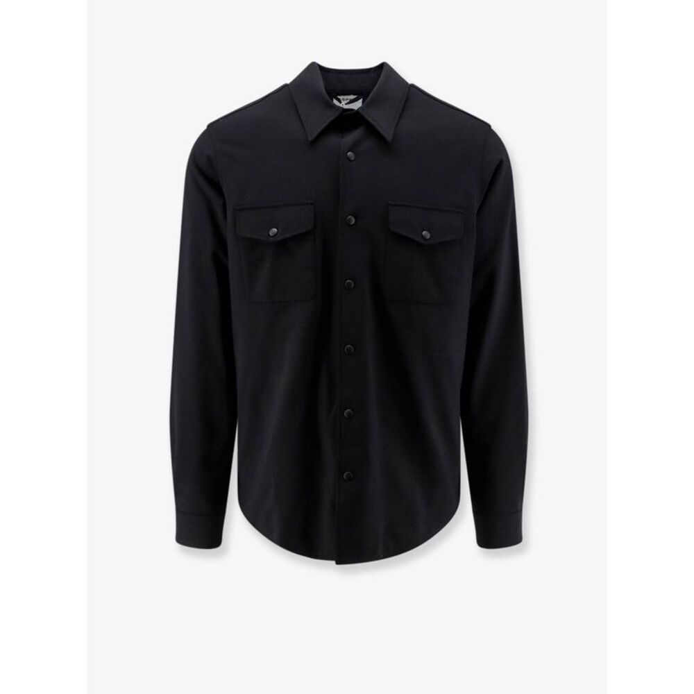Aspesi Men Virgin Wool Blend Shirt/Jacket With Thermal Insulation